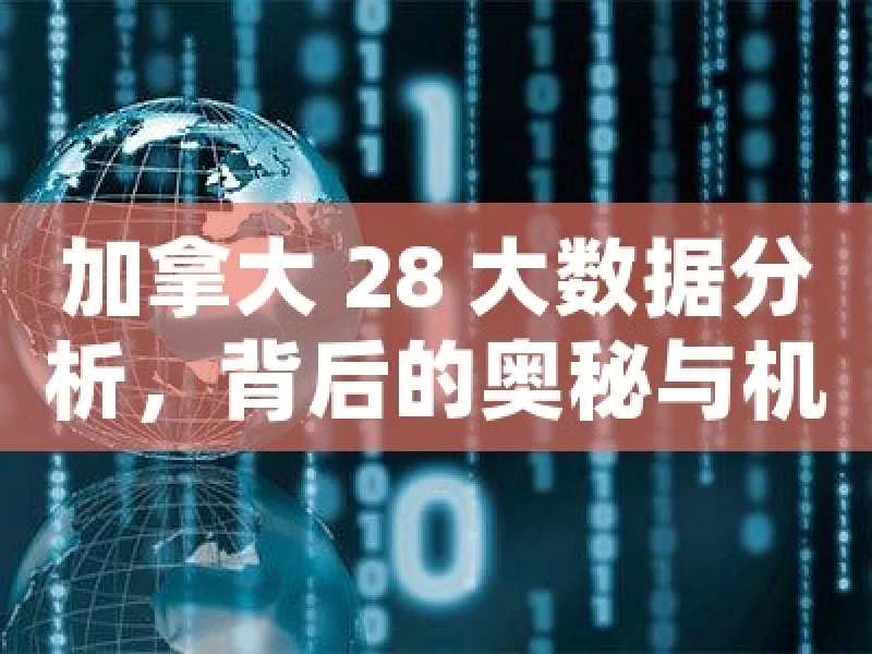 加拿大 28 大数据分析，背后的奥秘与机遇？，加拿大 28 大数据奥秘与机遇