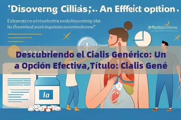 Descubriendo el Cialis Genérico: Una Opción Efectiva, Cialis Genérico: Una Solución Efectiva