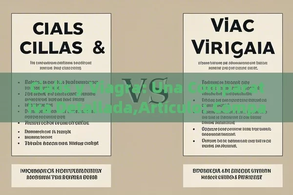 Cialis y Viagra: Una Comparativa Detallada,Artículo: Comparativa entre Cialis y Viagra