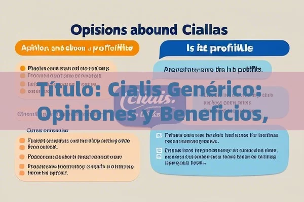 Cialis Genérico: Opiniones y Beneficios, Opiniones Sobre Cialis Genérico: ¿Es Rentable?