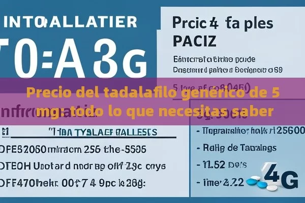 Precio del tadalafilo gen é Rico de 5 mg: Todo lo que necesita saber