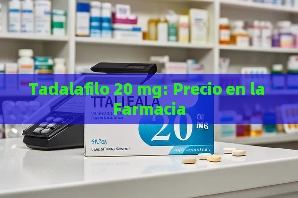 Tadalafilo 20 mg: Precio en la Farmacia