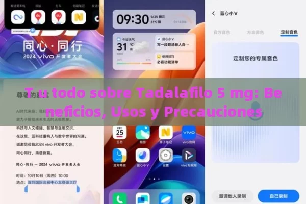 T u todo sobre Tadalafilo 5 mg: Beneficios, Usos y Precauciones