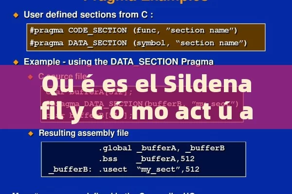 Qu é es el Sildenafil y c ó mo act ú a en el cuerpo: Una gu í a completa